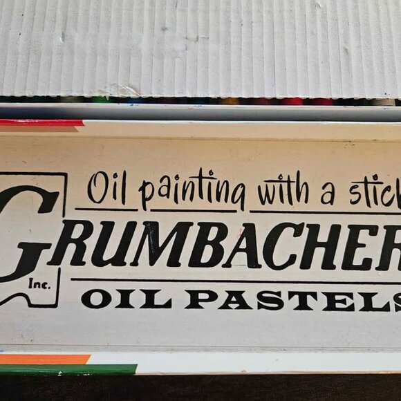 Vintage NEW Grumbacher Set of 24 Artists' Size OIL Pastels - Picture 5 of 5